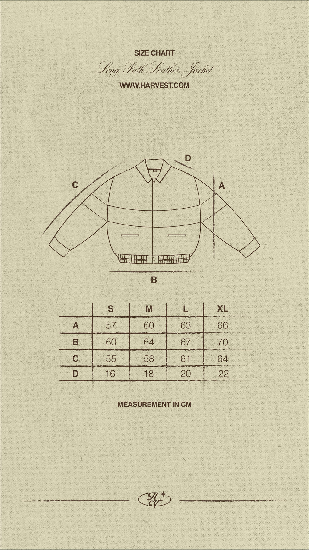 Cream Long Path Leather Jacket