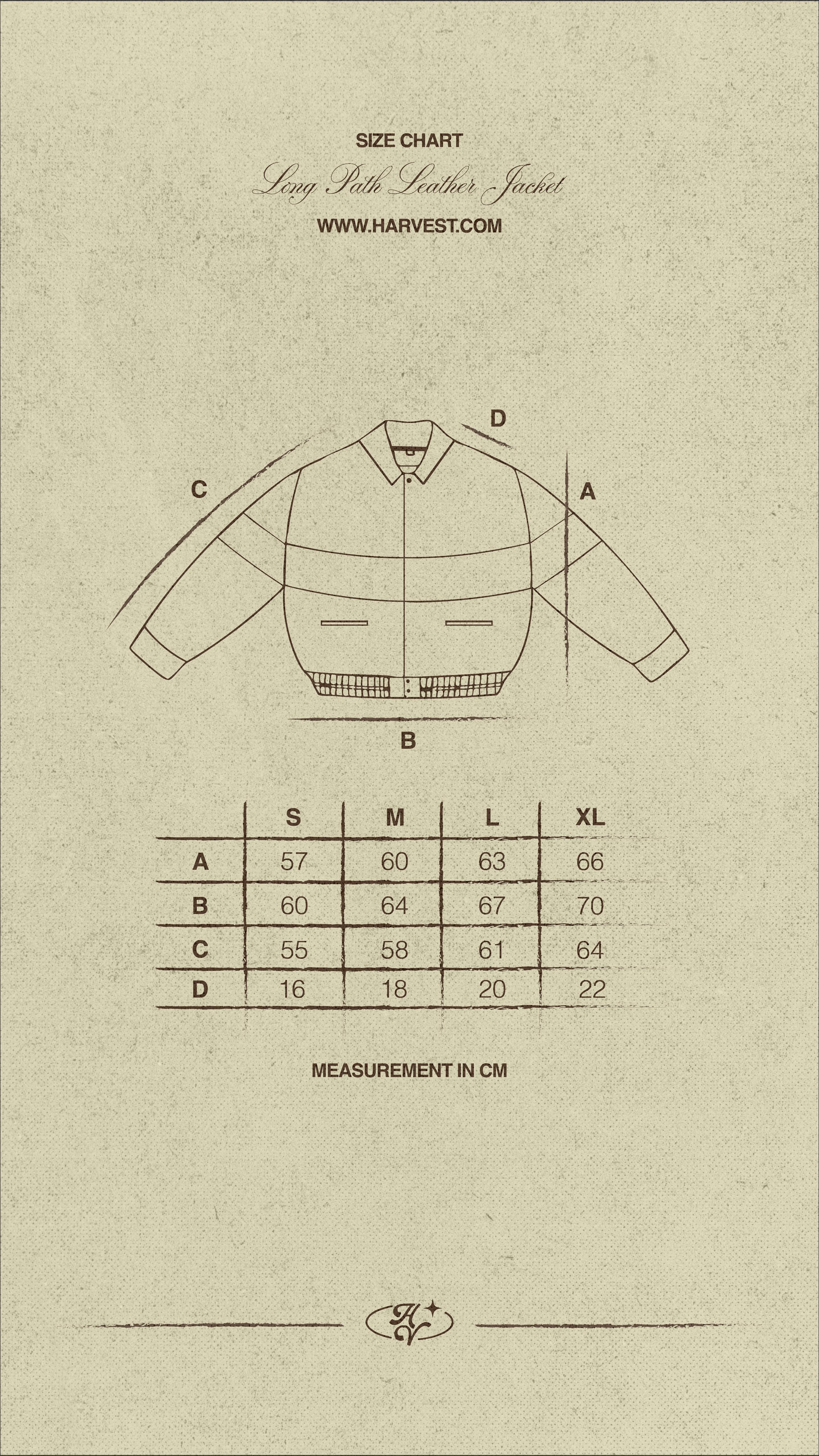 Cream Long Path Leather Jacket