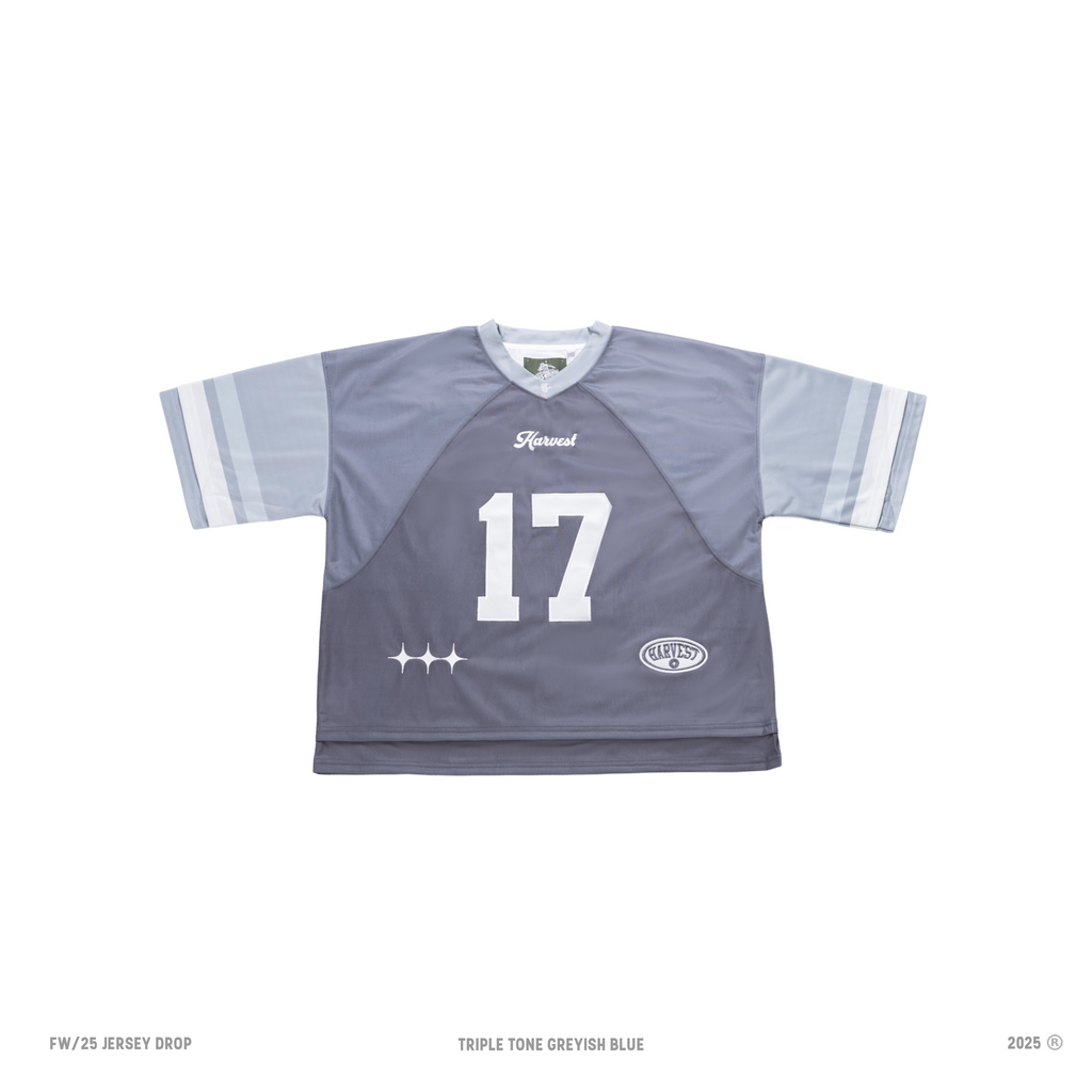 Triple Tone Grey American Football Jersey