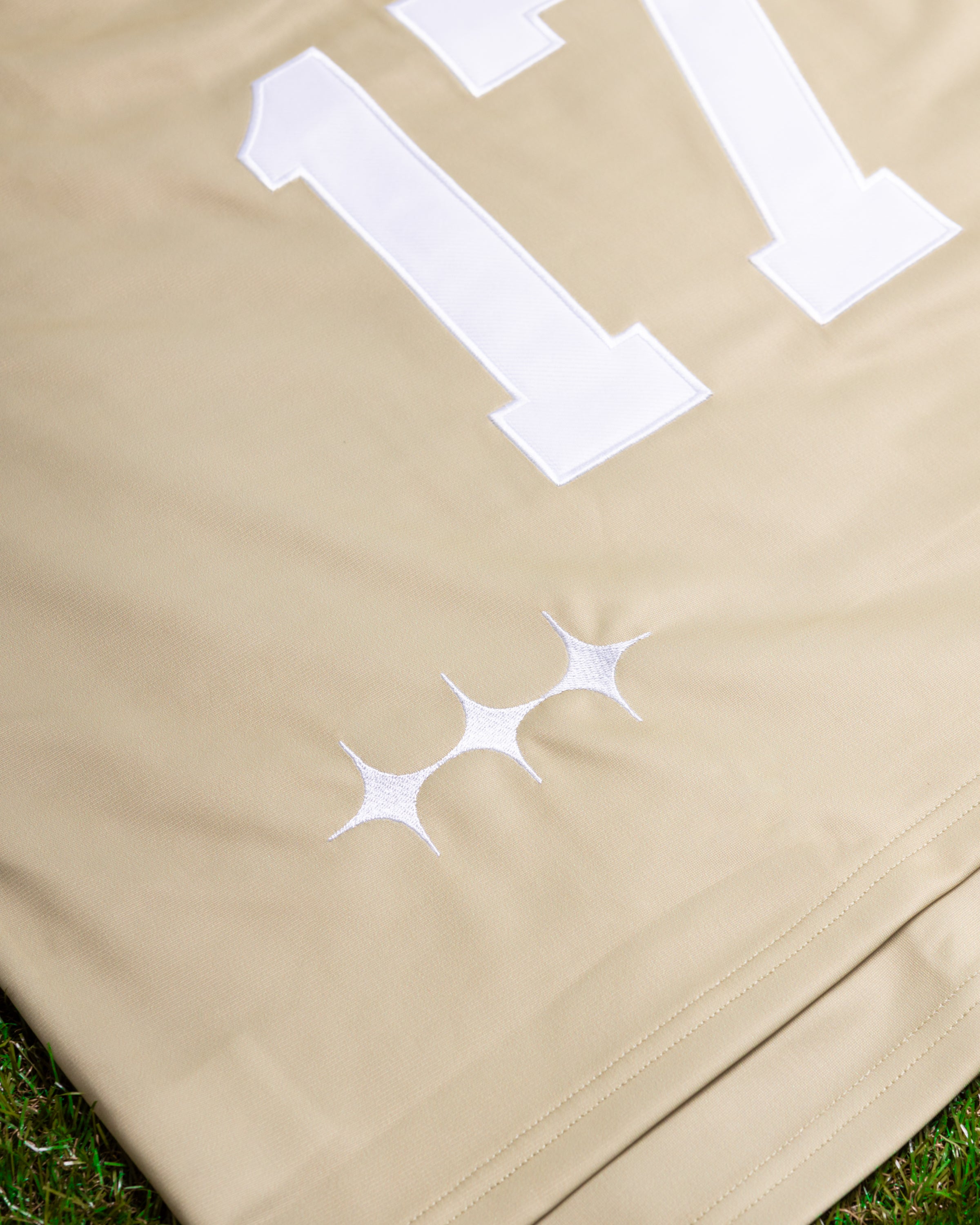 Triple Tone Cream American Football Jersey