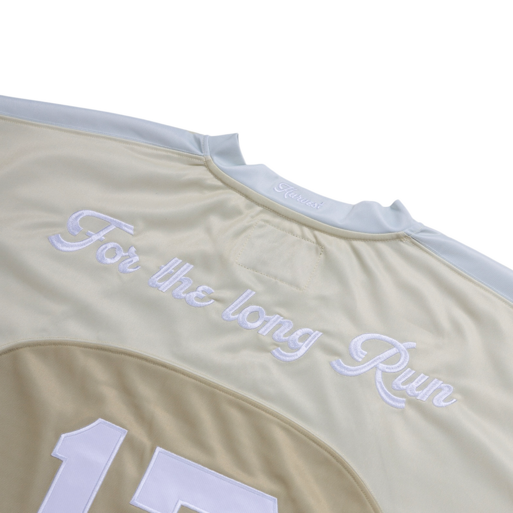 Triple Tone Cream American Football Jersey