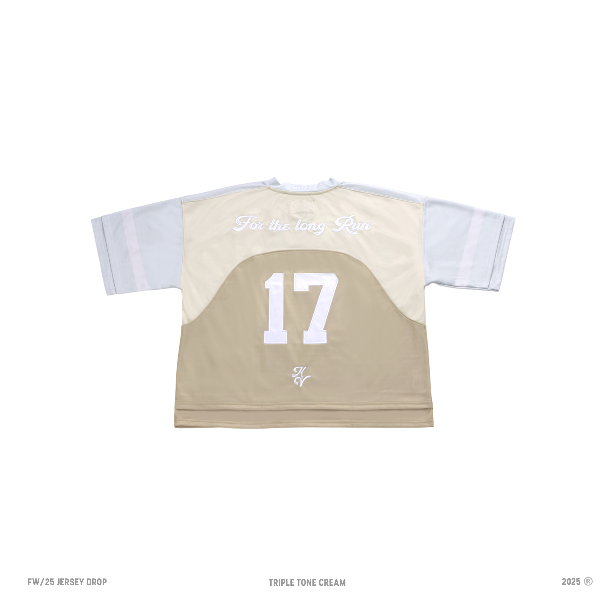Triple Tone Cream American Football Jersey