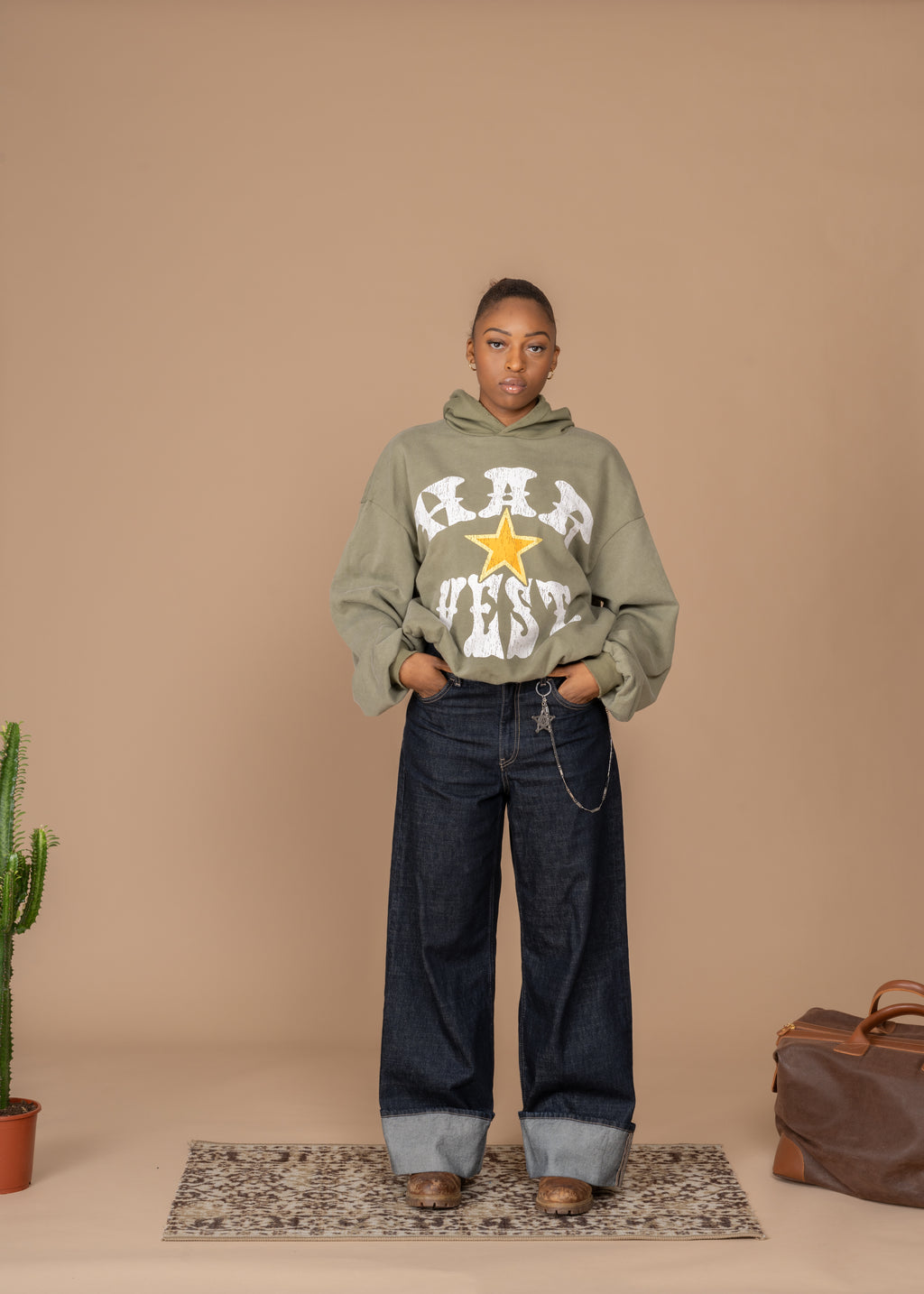 Desert Green Rodeo Hoodie