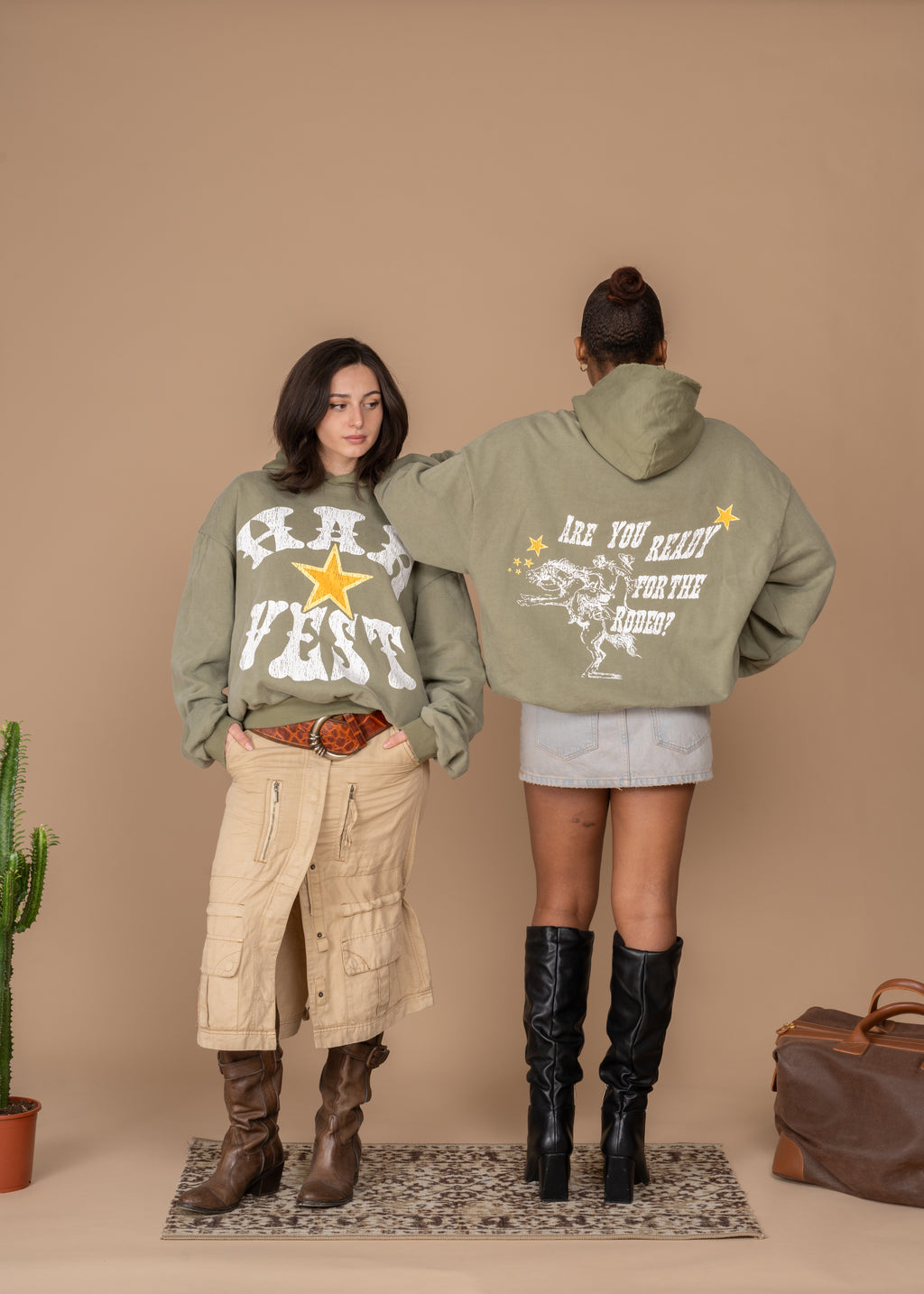 Desert Green Rodeo Hoodie