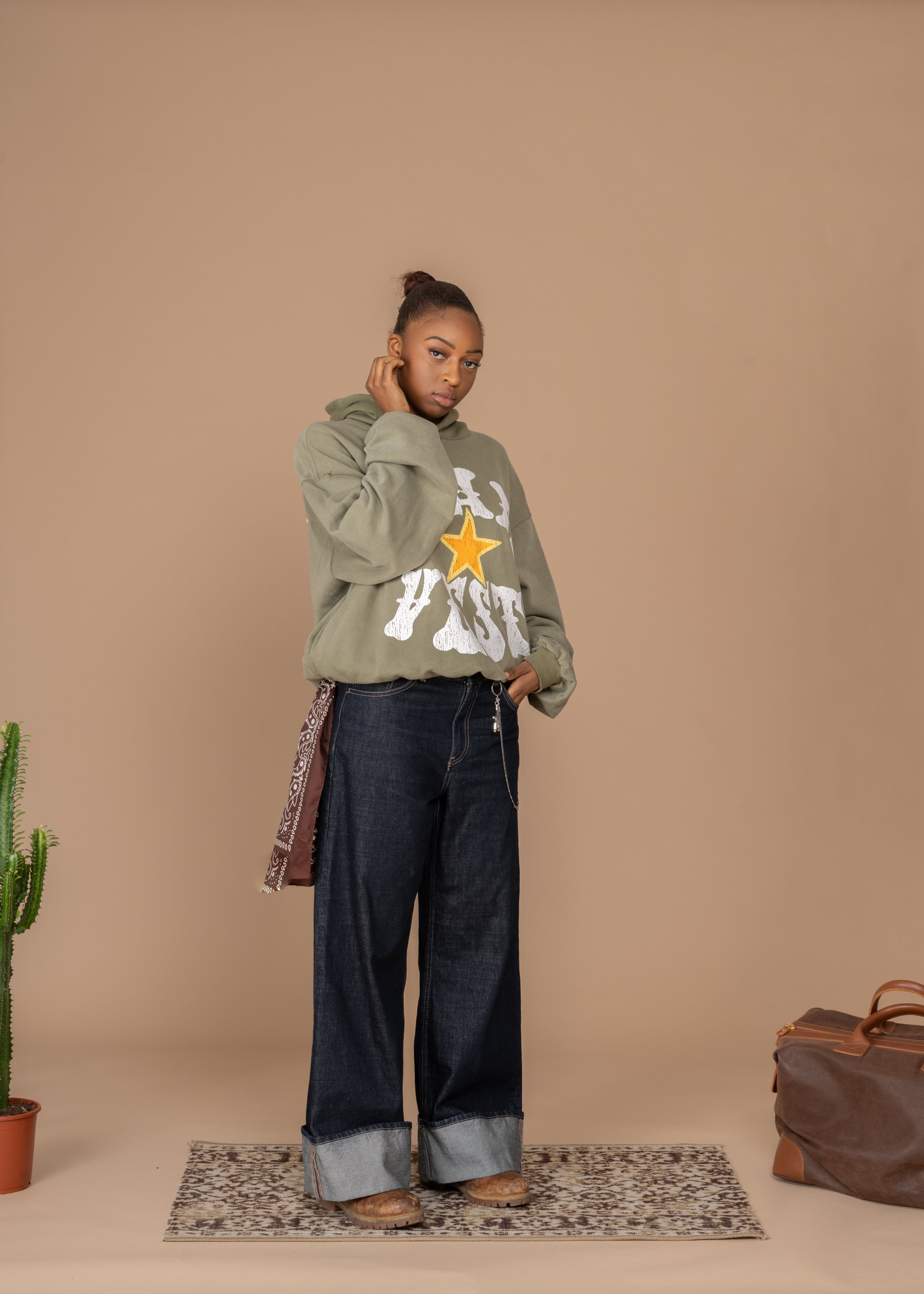 Desert Green Rodeo Hoodie