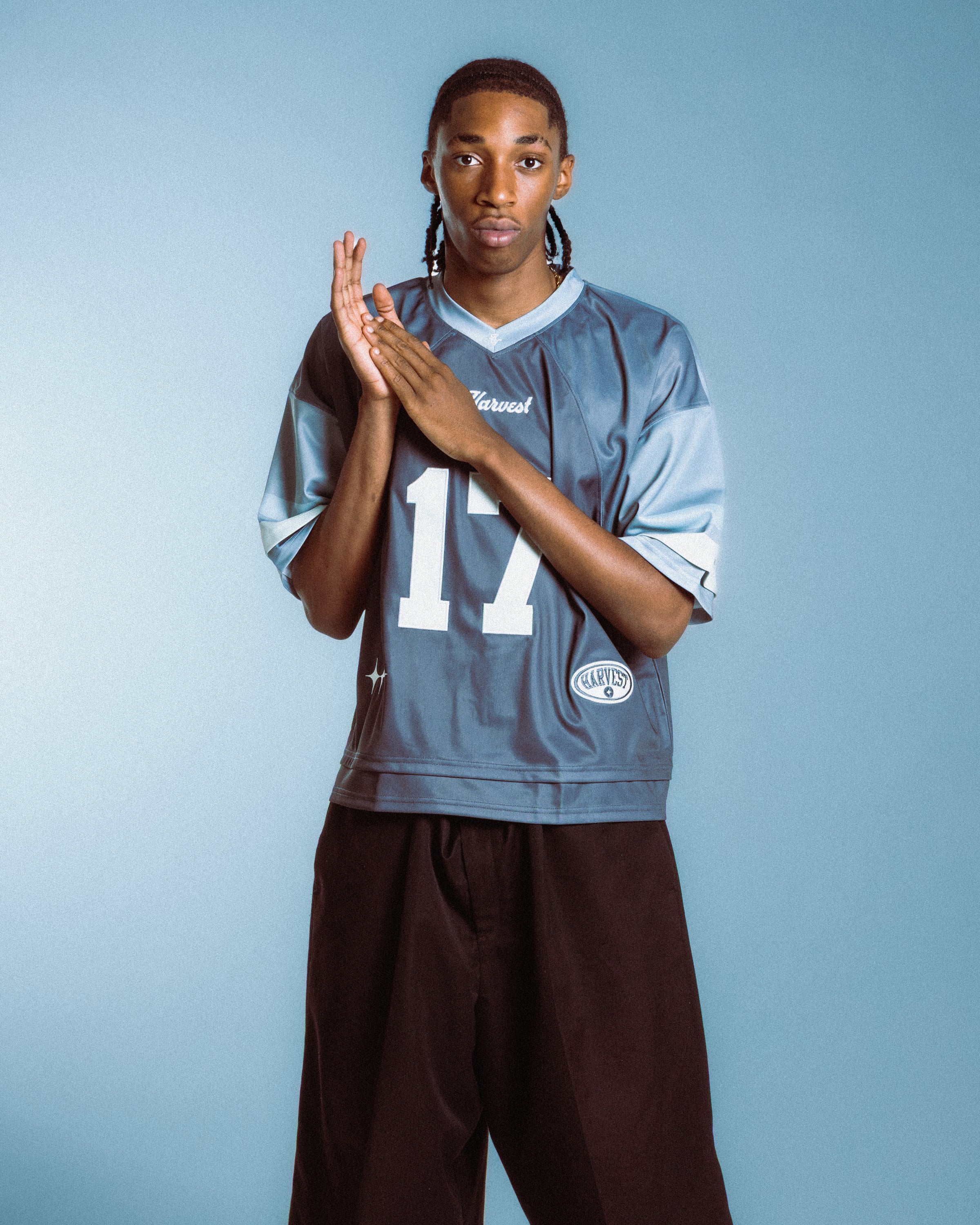 Triple Tone Grey American Football Jersey
