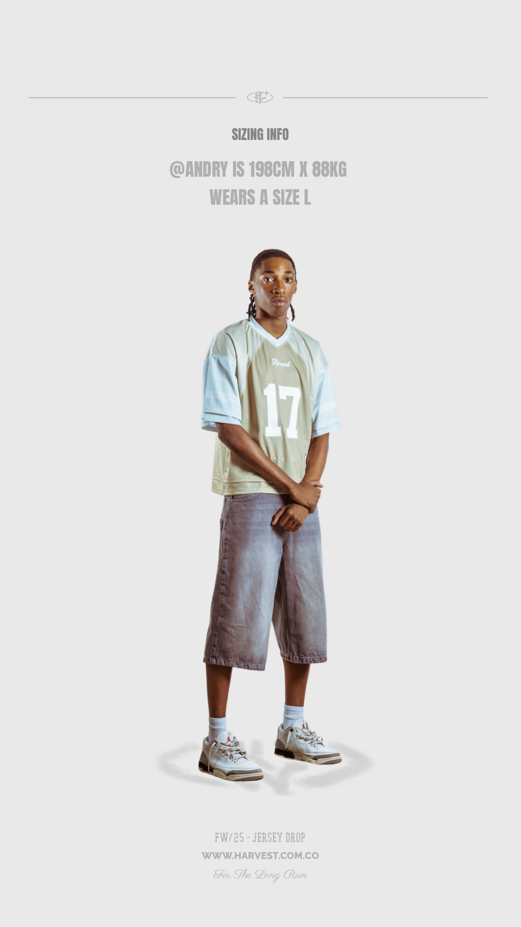 Triple Tone Cream American Football Jersey